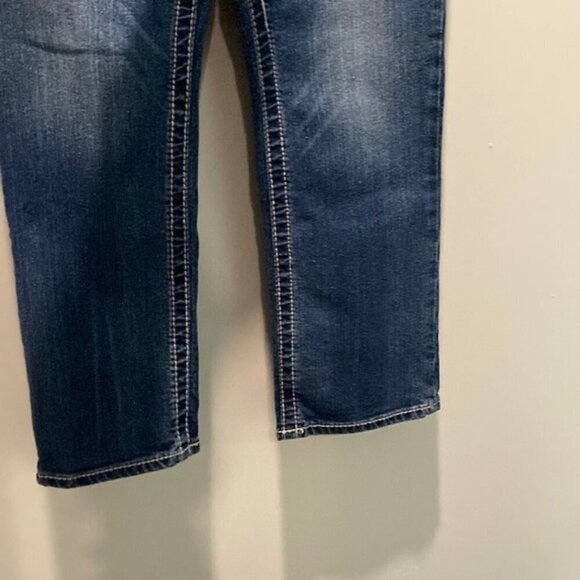Seven7 Blue Straight Leg Blue Jeans size 10​​​​​​​​ - Picture 7 of 15
